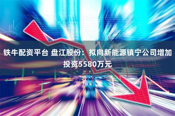 铁牛配资平台 盘江股份：拟向新能源镇宁公司增加投资5580万元
